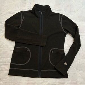 Kuhl Kashmira Fleece Jacket Full Zip Womens M Chocolate Brown Hiking Gorpcore
